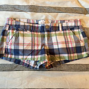 Hollister Plaid Shorts